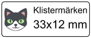 klistermärken