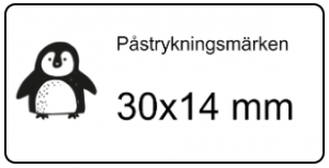 påstrykningsmärken